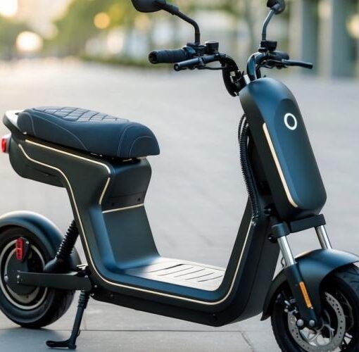 Zu sehen ist das Beitragsbild 1 zum Thema: eScooter mit Sitz