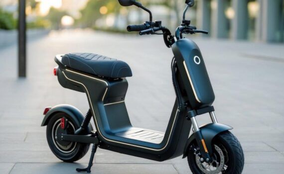 Zu sehen ist das Beitragsbild 1 zum Thema: eScooter mit Sitz