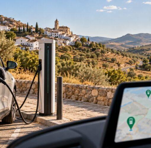 Zu sehen ist das Beitragsbild 1 zum Thema: E-Auto in Spanien laden