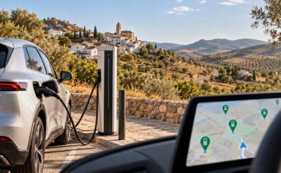 Zu sehen ist das Beitragsbild 1 zum Thema: E-Auto in Spanien laden